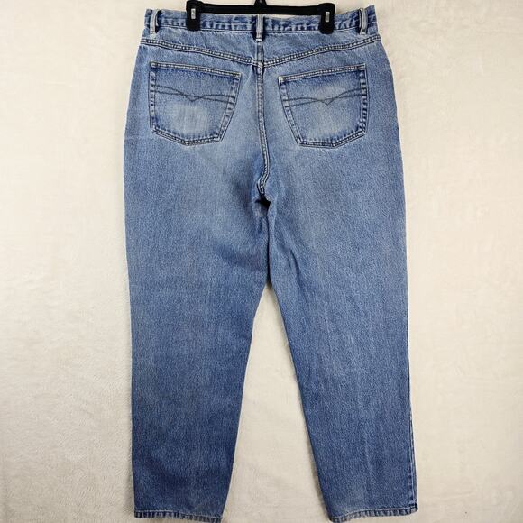 Vintage Anchor Blue Loose Jeans 40x32 Fits 39x30 Baggy Distressed Y2K Skater 90s - Picture 9 of 15